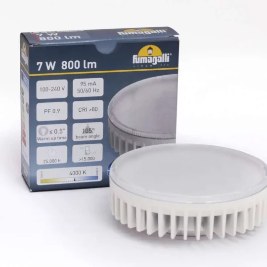 AMPOULE LED GX53 7W 4000K ROND H2.LED.G53 FUMAGALLI