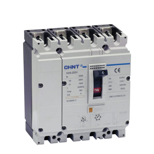 DISJONCTEUR BOITIER MOULÉ 4P 250A 50KA SÉRIE NM8 250S 149944 CHINT