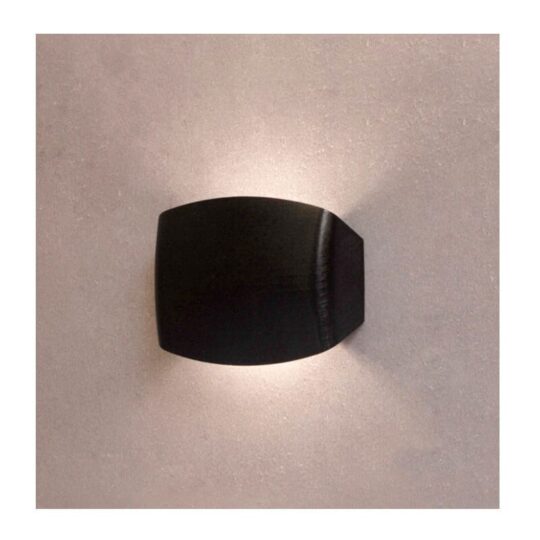 HUBLOT IP66 1 X R7S 4W 4K LED ABRAM 150 NOIR  AVEC AMPOULE AB1.000.000.AXJ1L FUMAGALLI