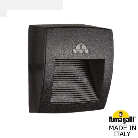 SPOT ENCASTRE IP66 1 X R7S 4W 4K LED LORENZA 150 NOIR AVEC AMPOULE AS1.000.000.AXJ1L FUMAGALLI