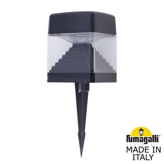 LAMPE DE JARDIN A PIQUET IP55 1 X GX53 7W 4K LED ESTER SPIKE NOIR AVEC AMPOULE DS1.561.000.AXC1L FUMAGALLI
