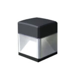 APPLIQUE MURALE IP55 1 X GX53 7W 4K LED ELISA WALL NOIR AVEC AMPOULE DS2.560.000.AXC1L FUMAGALLI