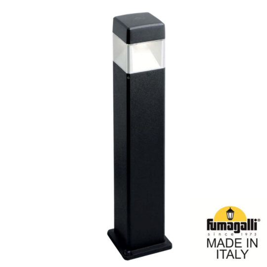 LAMPADAIRE IP55 1 X GX53 7W 4K LED ELISA 800 NOIR AVEC AMPOULE DS2.564.000.AXC1L FUMAGALLI