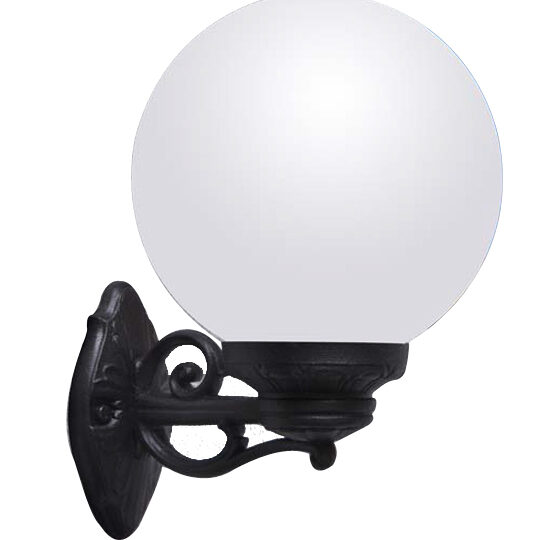 APPLIQUE MURALE IP55 1 X E27 OPAK A BRANCHE BISSO/G250 NOIR G25.131.000.AXE27 FUMAGALLI