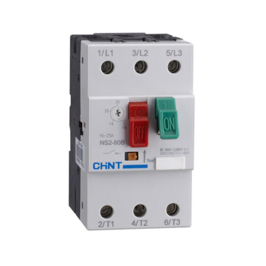 DISJONCTEUR MOTEUR 40-63A SÉRIE NS2-80B 495088 CHINT
