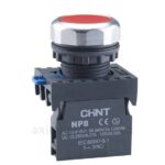 BOUTON POUSSOIR ROUGE 1NO NP8-10BN 667233 CHINT