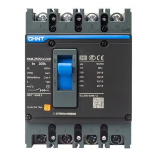 DISJONCTEUR 4P 250A BM SÉRIE 250 NXM-250E/4300B 947509 CHINT