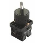 INTERRUPTEUR BOUTON TOURNANT 3 POSITIONS 2NF, RETOUR AU CENTRE NP2-ED53 573775 CHINT