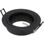 SPOT ENCASTRE ROND ORIENTABLE NOIRE DIAM 68mm TD-I02 8768055 TEMPER