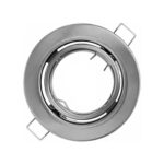 SPOT ENC ROND ORIENTABLE SILVER DIAM 68mm TD-I02 8768056 TEMPER