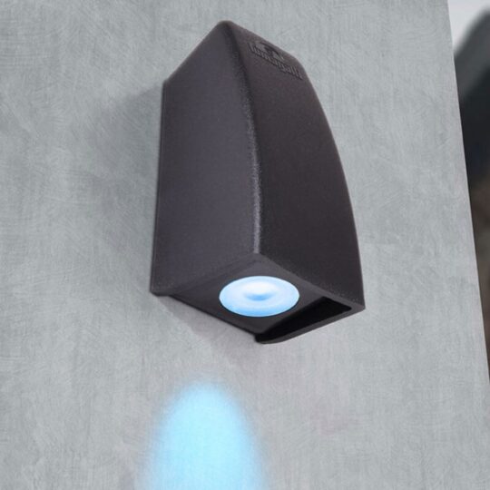 SPOT APPARENT IP65 1 X G9 1,7W 4000K LED MAMETE CARRE NOIR SATIN 1A3.000.000.AXZ1L FUMAGALLI