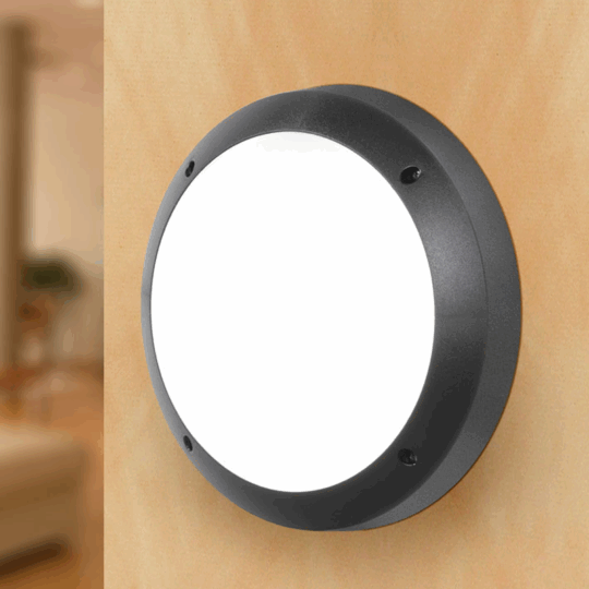 HUBLOT IP66 1 X E27 ROND GELMI NOIR OPAL E27 1G3.000.000.AYE27 FUMAGALLI