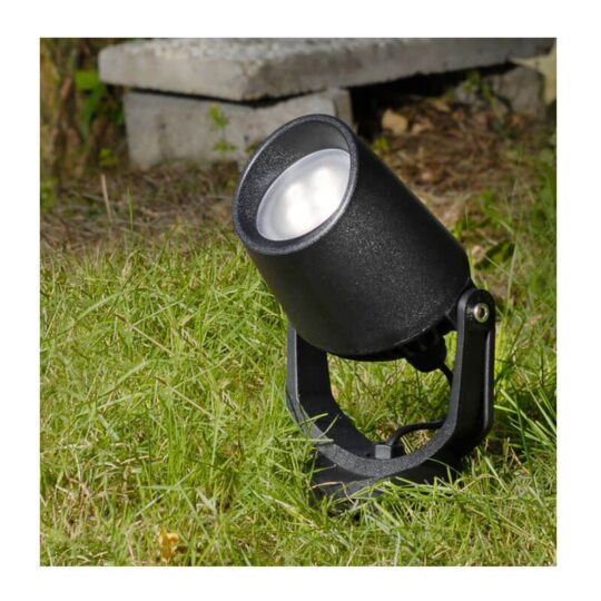 PROJECTEUR LED IP66 1 X GU10 3,5W CCT SET LED MINITOMMY NOIR SATIN 1M1.000.000.AXU1K FUMAGALLI