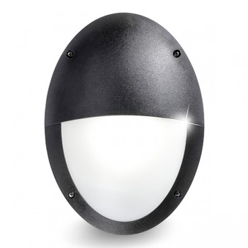 HUBLOT IP66 1 X E27 MADDI VE NOIR OPAL SANS AMPOULE 2V3.000.000.AYE27 FUMAGALLI