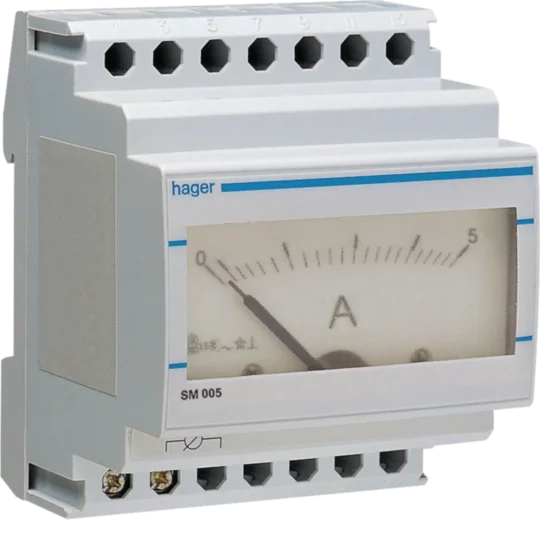 AMPEREMETRE ANALOGIQUE  0-5A SM005 HAGER