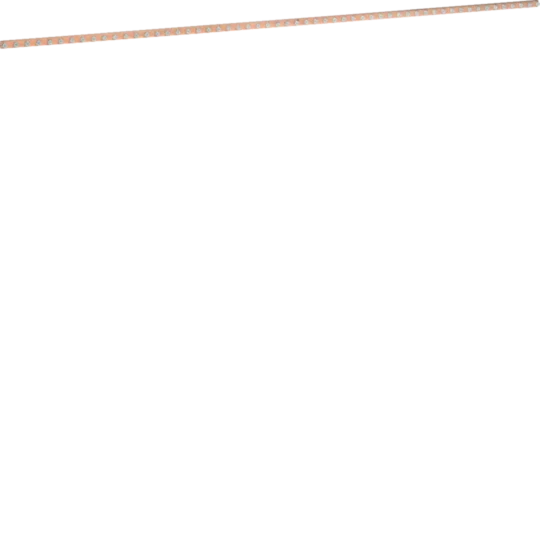BARRE DE CUIVRE PERFOREE 12x5 160A 245mm KS72B HAGER