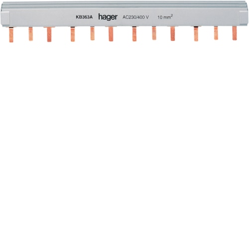 BARRE DE PONTAGE TRIPOLAIRE 12M KB363A HAGER