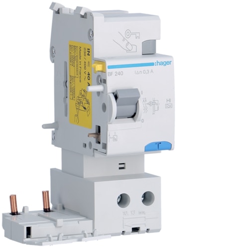 BLOC DIFFERENTIEL 2P 40A 300mA HI BF240 HAGER