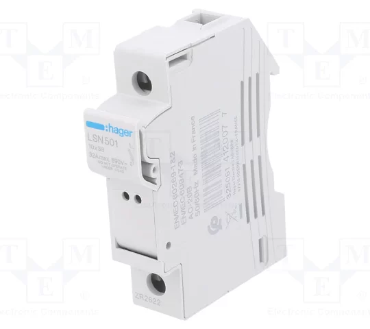 COUPE-CIRCUIT PH 10,3x38 32A LS501/LSN501 HAGER