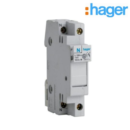 COUPE-CIRCUIT PH+N 10A 8,5x23 L12401 HAGER