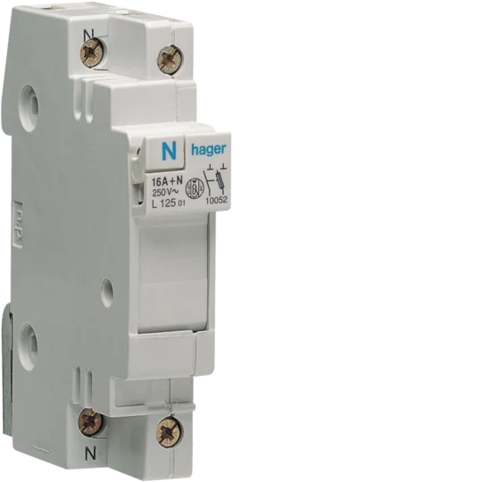 COUPE-CIRCUIT PH+N 16A 10,3x25,8 L12501 HAGER