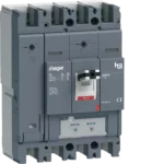 DISJONCTEUR 50kA 4POLES 400A h3 HMJ401DR HAGER