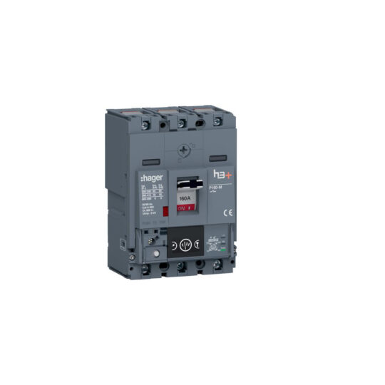 DISJONTEUR 50kA 3POLES 160A H3+ P160 HMS160NC HAGER
