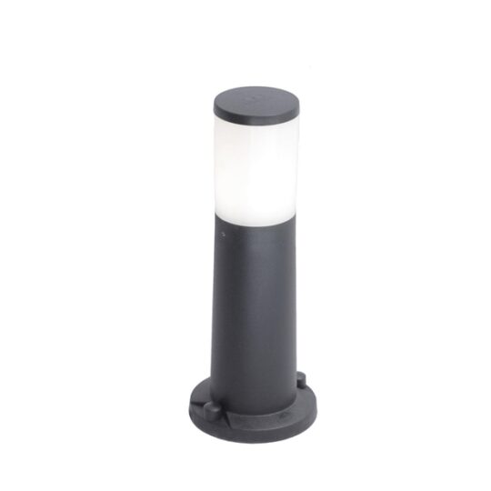 LAMPADAIRE ÉTANCHE IP55 1 X E27 8,5W CCT AMELIA 400 NOIR OPAL + AMPOULE DR2.574.000.AYV1K FUMAGALLI