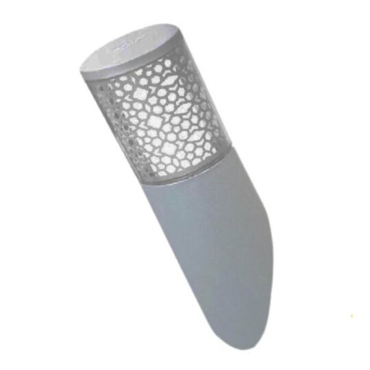 APPLIQUE MURALE IP55 1 X GU10 3,5W 3K LED CARLO FS DECO GRIS AVEC AMPOULE DR3.571.000.LXU1R FUMAGALLI