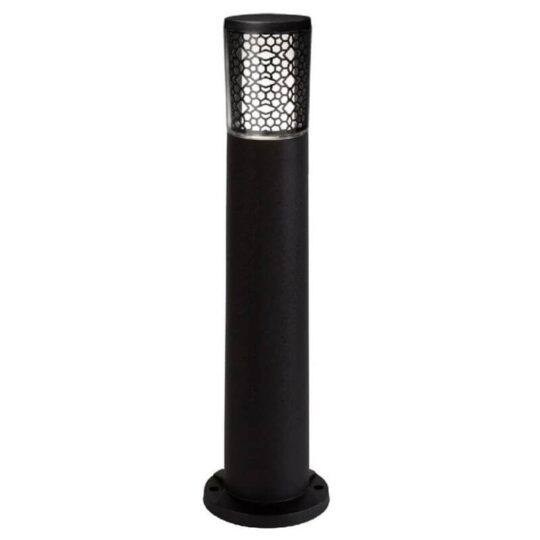LAMPADAIRE IP55 1 X GU10 3,5W 3K LED CARLO 800 DECO NOIR AVEC AMPOULE DR3.575.000.AXU1R FUMAGALLI
