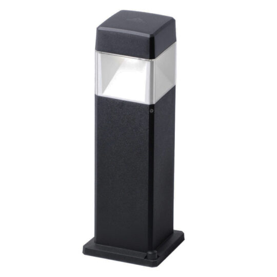 LAMPE DE JARDIN ÉTANCHE IP55 1 X E27 8,5W CCT AMELIA SPIKE NOIR OPAL + AMPOULE DR2.572.000.AYV1K FUMAGALLI