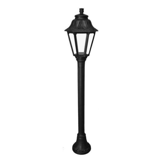 LAMPADAIRE IP55 1 X E27 6W 2,7K LED FILAMENT 1M10 MIZAR/ANNA NOIR AVEC AMPOULE E22.151.000.AXF1R FUMAGALLI