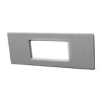 SPOT ENCASTRE IP66 1 X R7S 4W 3K LED NINA 150 GRIS OPAL AVEC AMPOULE 6C1.000.000.LYJ1R FUMAGALLI