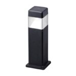 LAMPADAIRE ETANCHE IP55 1 X GX53 10W CCT NOIR + AMPOULE ELISA 500 DS2.563.000.AXD1K FUMAGALLI