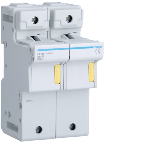 COUPE-CIRCUIT 1PH+N 22x58 LR712 HAGER