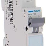 DISJONCTEUR  3KA 1POLE+NEUTRE 2A (C) MF702 HAGER