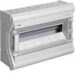 COFFRET APPARENT ET ENCASTRE VECTOR 1 RANGEE DE 18 MODULES VE118F HAGER