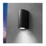 SPOT APPARENT ETANCHE IP55 1 X GU10 6W CCT NOIR SATIN + AMPOULE MARTA 90 1L 1A4.000.000.AXL1K FUMAGALLI