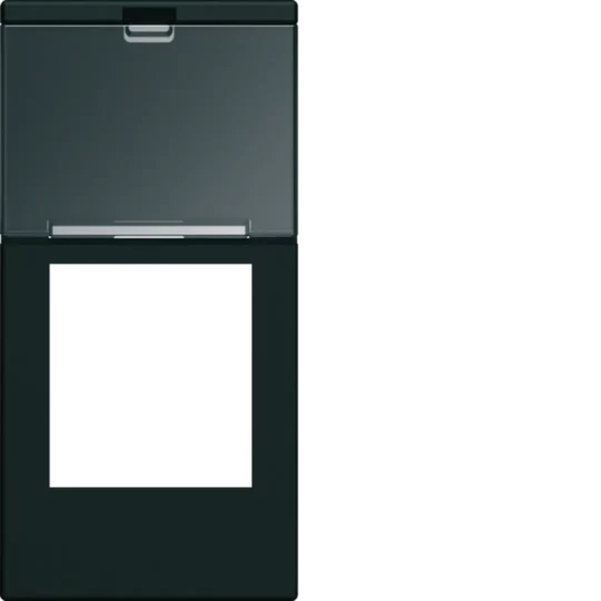 ENJOLIVEUR POUR PRISE RJ45 GALLERY AVEC PORTE-ETIQUETTE 1M NIGHT WXD205N HAGER