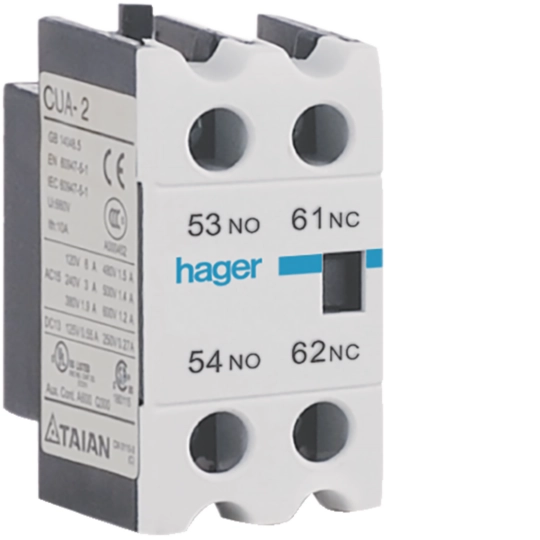 CONTACT AUXILIARE ADDITIF POUR CONTACTEUR / 1F + 1O EWA001 HAGER