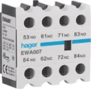 CONTACT AUXILIARE ADDITIF POUR CONTACTEUR / 4F EWA004 HAGER
