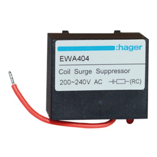 PARASURTENSEUR HAGER U : 220V ET IN : 23.1 - 31.1 mA EWA404 HAGER