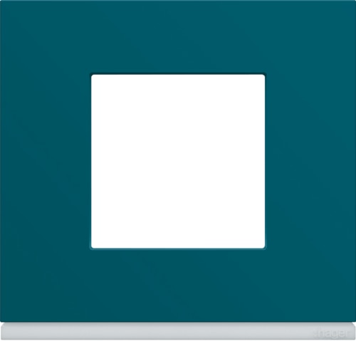 PLAQUE GALLERY PLASTIQUE PEINT 1 POSTE PEACOCK WXP0802 HAGER