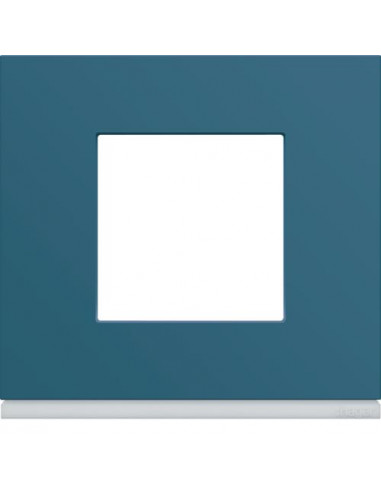 PLAQUE GALLERY PLASTIQUE PEINT 1 POSTE RIVER WXP0702 HAGER