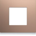 PLAQUE GALLERY PLASTIQUE PEINT 1 POSTE ROSE WXP0502 HAGER