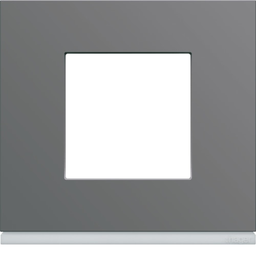 PLAQUE GALLERY PLASTIQUE PEINT 1 POSTE TAUPE WXP0902 HAGER