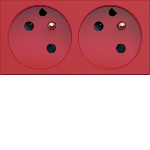 PRISE 2P+T DOUBLE DETROMPEE SPECIALE GOULOTTE GALLERY 2P+T 16A WXF432 HAGER