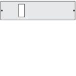 KIT QUADRO SYSTEM 160A HORIZONTAL 150X600mm UC013H HAGER