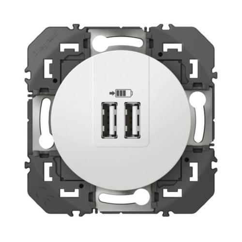 CHARGE 2USB A+A 2.4A 12W BL DOOXIE 600343 LEGRAND