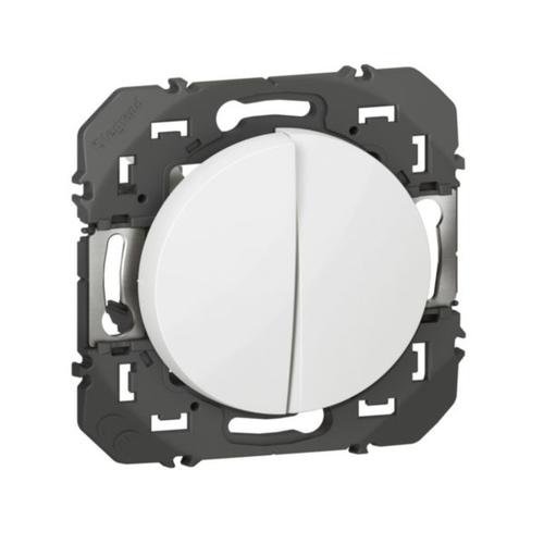 DOUBLE POUSSOIR BLANC DOOXIE 600008 LEGRAND